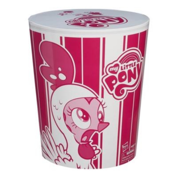 2015 HASBRO SDCC MY LITTLE PONY PINKIE PIE POPCORN TUB BUCKET NEW IN BOX - Picture 4 of 10